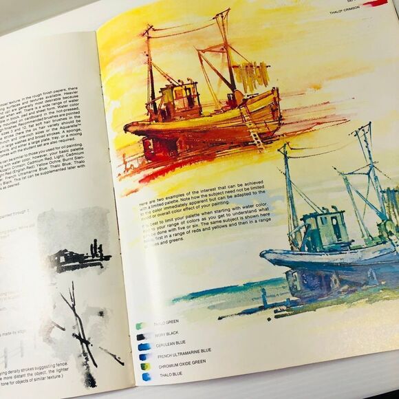 A Grumbacher Art Library Book "The Art of Landscape Painting" 1975, B-378 - Picture 7 of 10